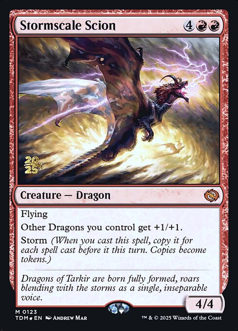 Stormscale Scion from Tarkir: Dragonstorm Promos