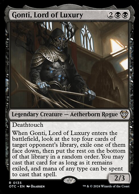 Gonti, Lord of Luxury highlighted card art