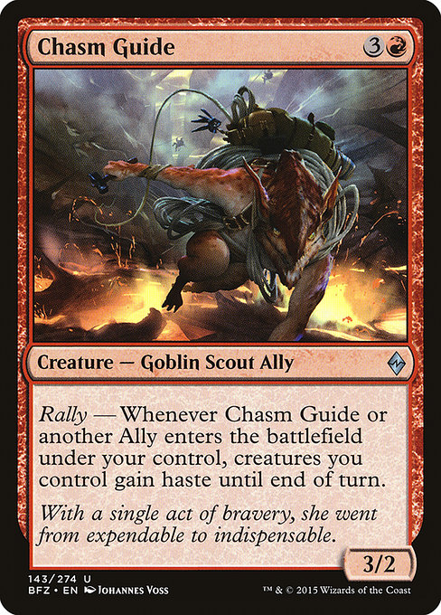 Chasm Guide highlighted card art