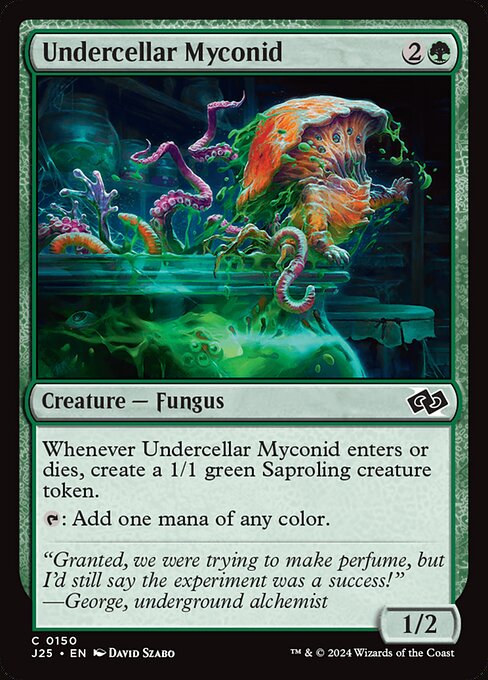 Undercellar Myconid highlighted card art