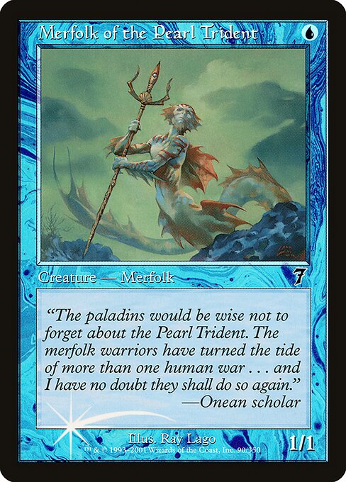 Merfolk of the Pearl Trident from Seventh Edition