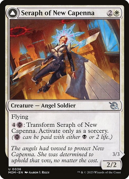 Seraph of New Capenna // Seraph of New Phyrexia from March of the Machine