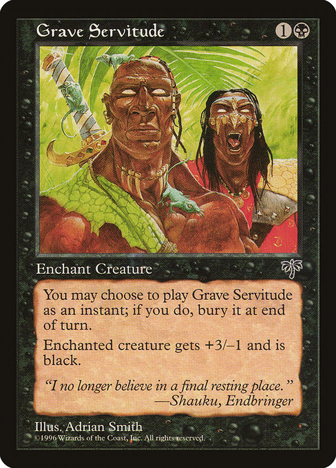 Grave Servitude highlighted card art