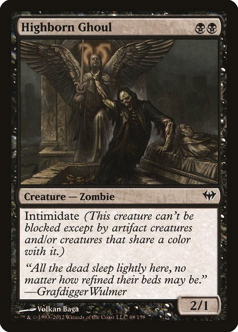 Highborn Ghoul highlighted card art