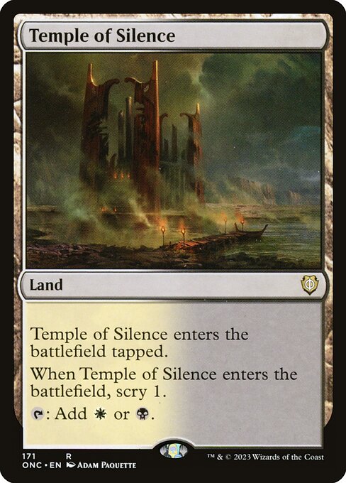 Temple of Silence from Phyrexia: All Will Be One Commander