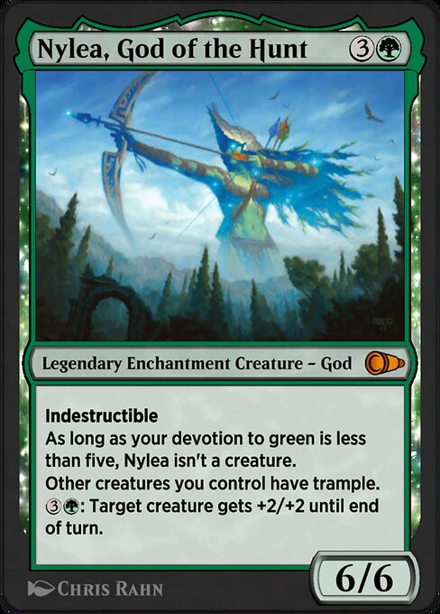 Nylea, God of the Hunt highlighted card art