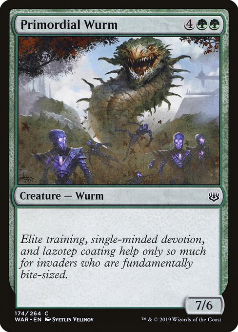 Primordial Wurm highlighted card art