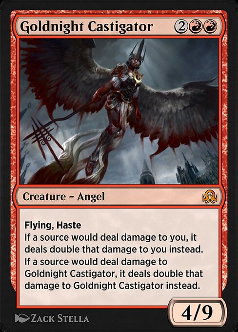 Goldnight Castigator highlighted card art