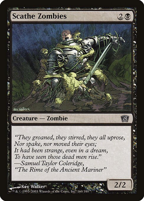 Scathe Zombies from Eighth Edition