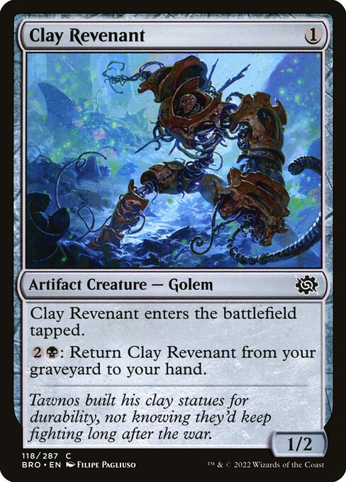 Clay Revenant highlighted card art