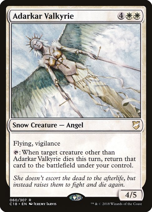 Adarkar Valkyrie from Commander 2018