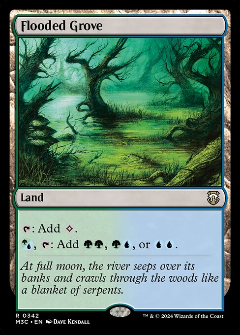 Flooded Grove from Modern Horizons 3 Commander