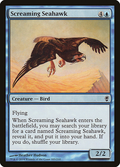 Screaming Seahawk highlighted card art