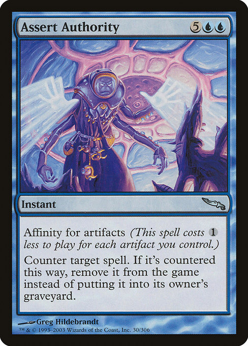 Assert Authority highlighted card art