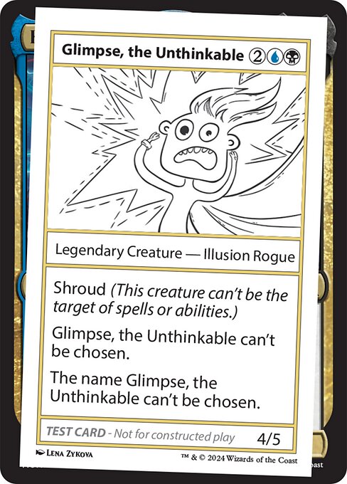 Glimpse, the Unthinkable highlighted card art