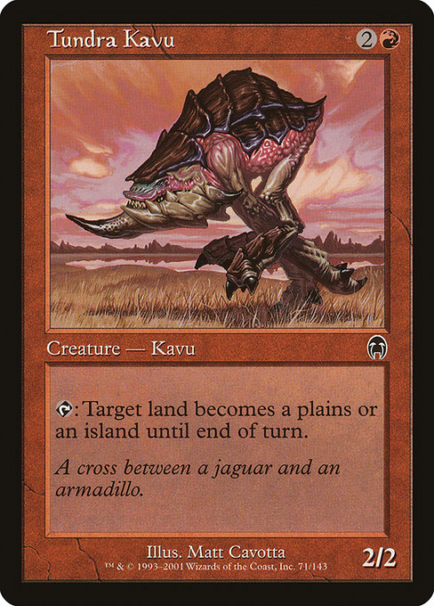 Tundra Kavu highlighted card art
