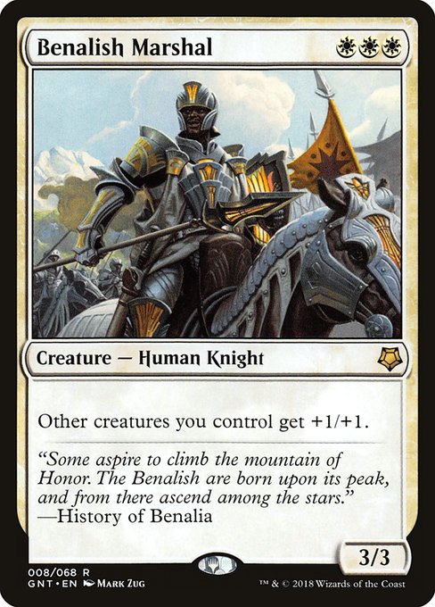 Benalish Marshal highlighted card art