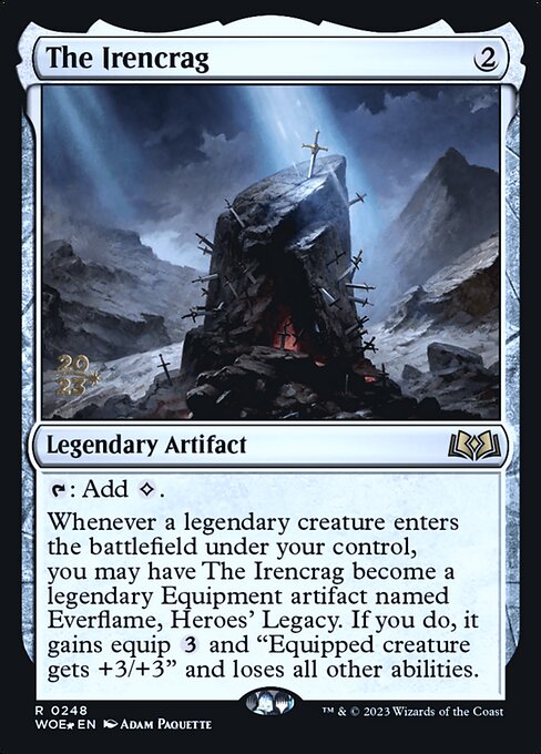 The Irencrag from Wilds of Eldraine Promos