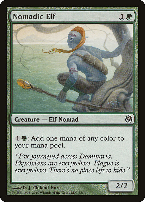 Nomadic Elf highlighted card art
