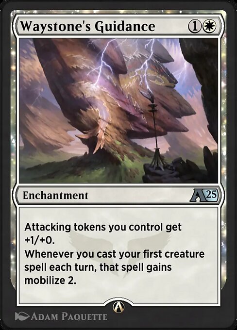Waystone's Guidance highlighted card art