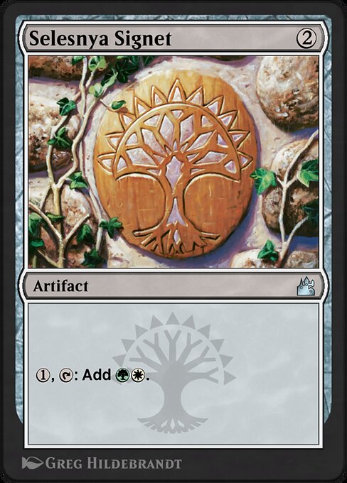 Selesnya Signet highlighted card art
