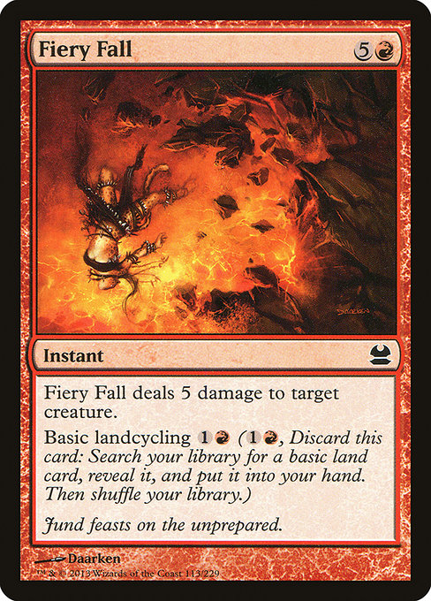 Fiery Fall from Modern Masters