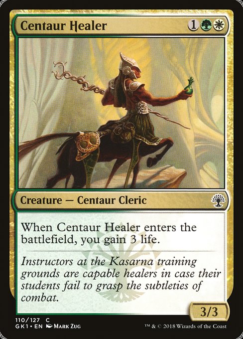 Centaur Healer highlighted card art