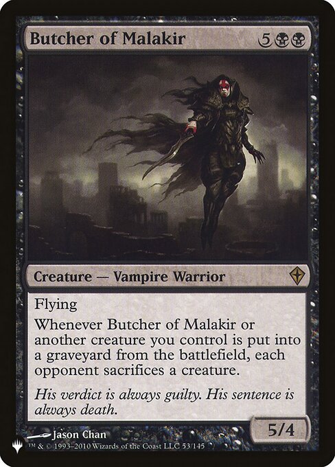 Butcher of Malakir from The List