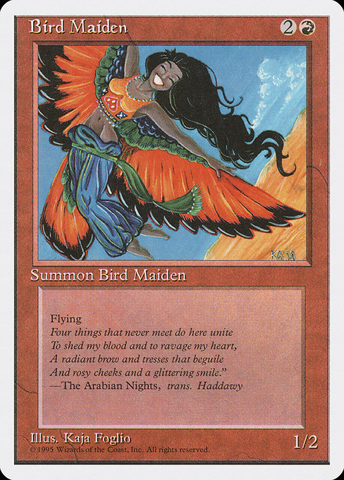 Bird Maiden from Fourth Edition