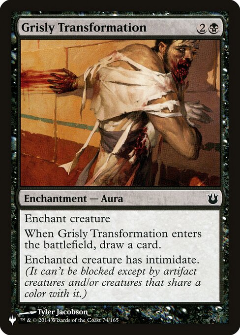 Grisly Transformation highlighted card art