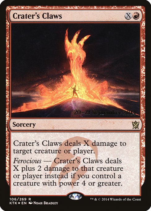 Crater's Claws from Khans of Tarkir Promos