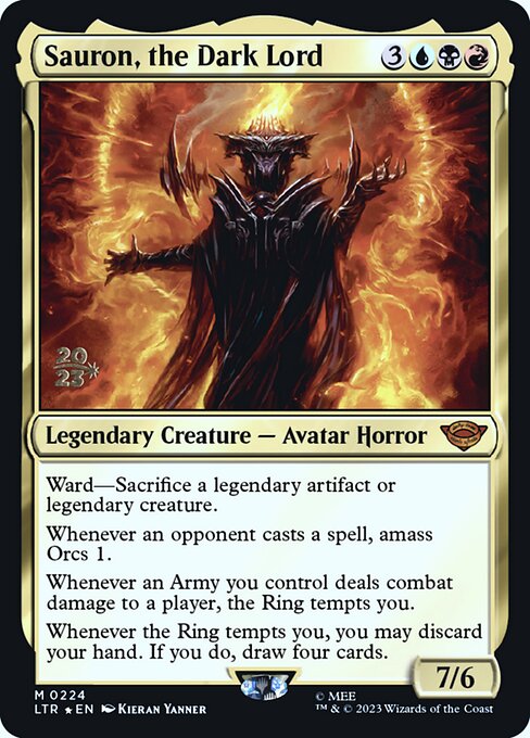Sauron, the Dark Lord from Tales of Middle-earth Promos