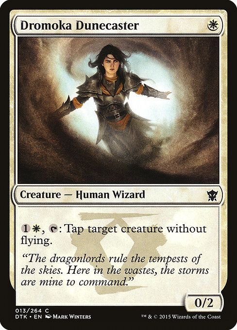 Dromoka Dunecaster highlighted card art