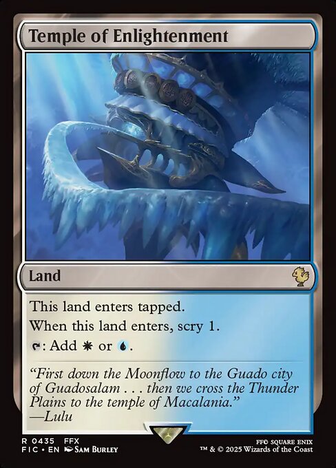 Temple of Enlightenment from Final Fantasy Commander