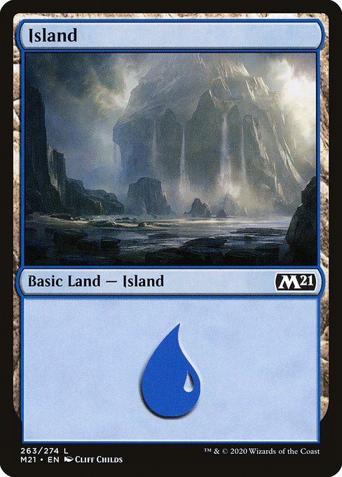 Island from Core Set 2021
