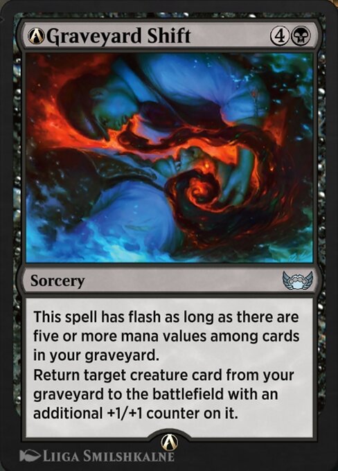 A-Graveyard Shift highlighted card art