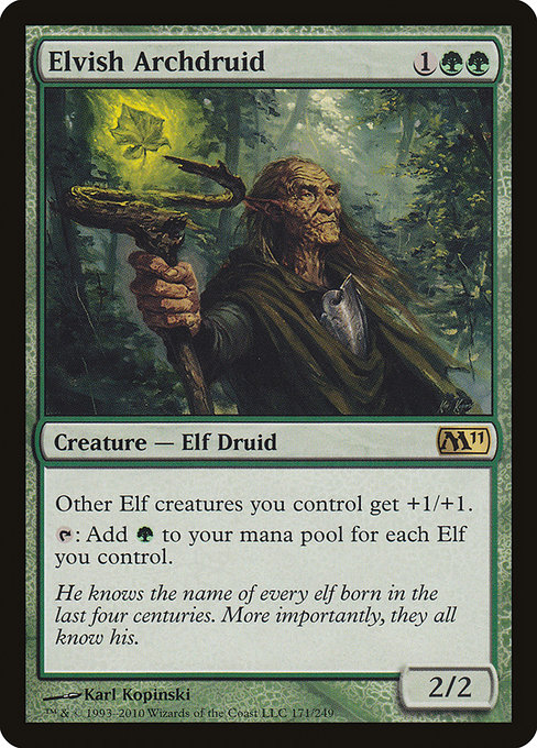 Elvish Archdruid from Magic 2011