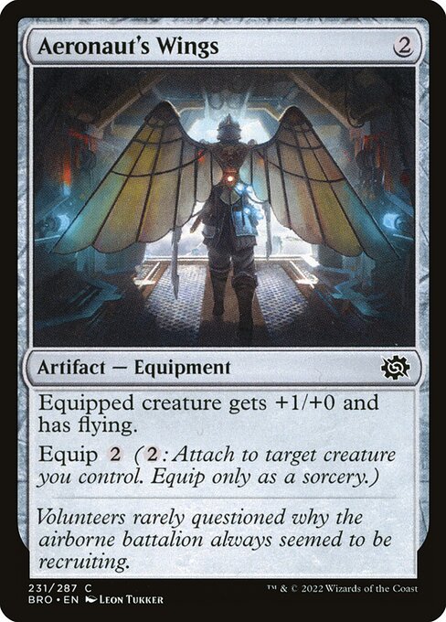 Aeronaut's Wings highlighted card art