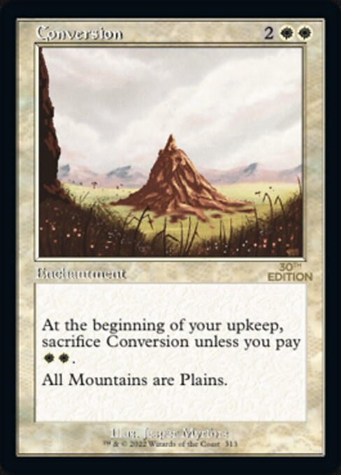 Conversion from 30th Anniversary Edition