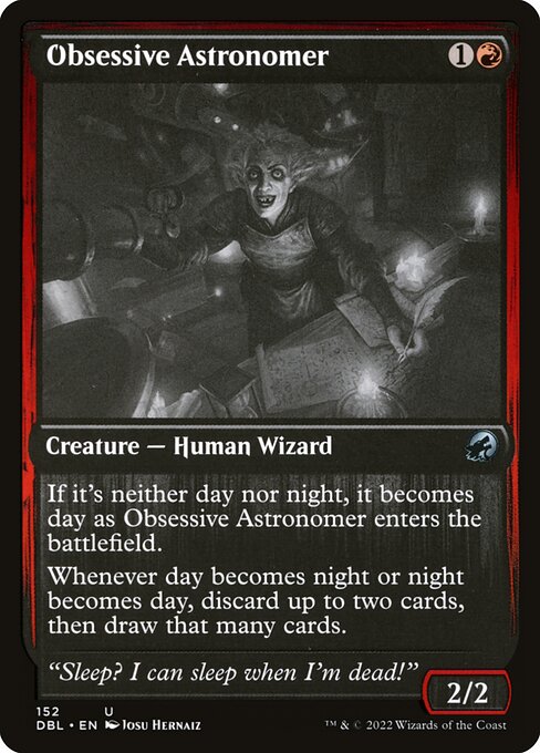 Obsessive Astronomer highlighted card art