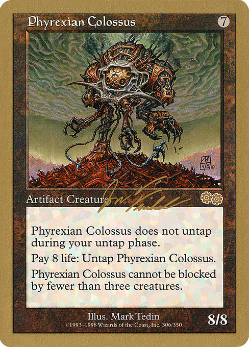 Phyrexian Colossus from World Championship Decks 2000