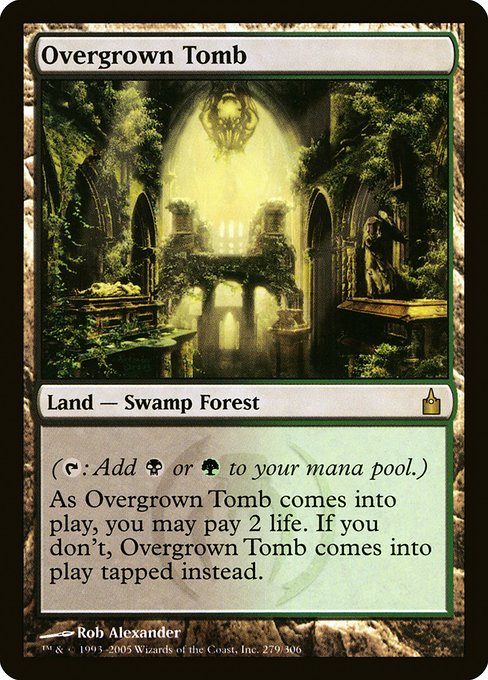 Overgrown Tomb from Ravnica: City of Guilds