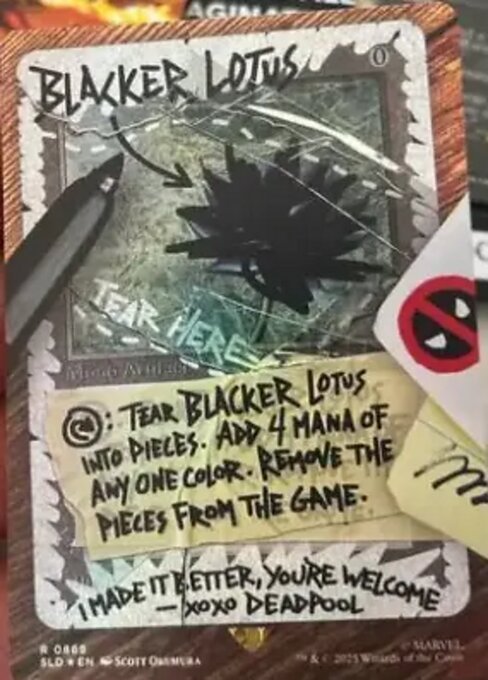 Blacker Lotus highlighted card art