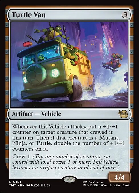 Turtle Van from Teenage Mutant Ninja Turtles