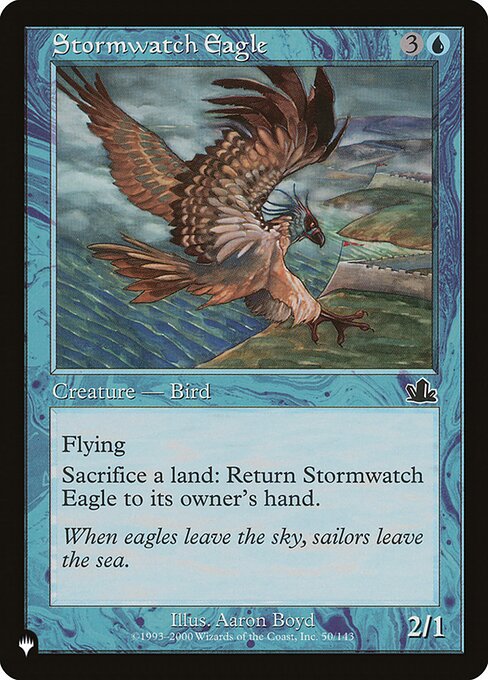 Stormwatch Eagle highlighted card art