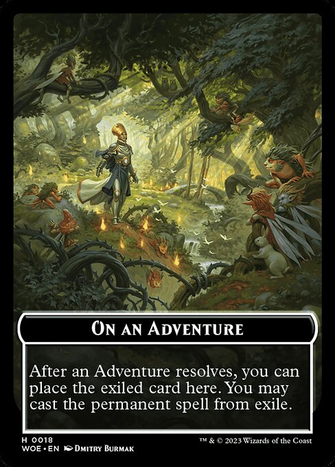 On an Adventure highlighted card art