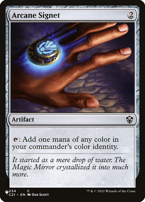 Arcane Signet from The List