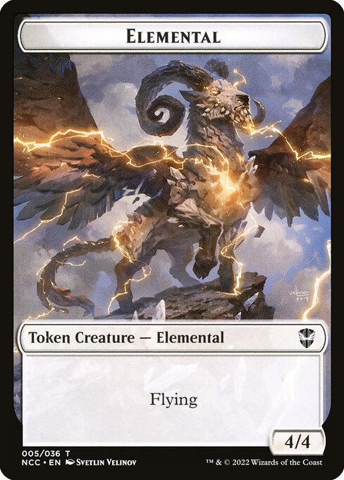 Elemental from New Capenna Commander Tokens