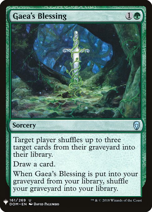 Gaea's Blessing from The List