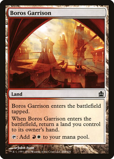 Boros Garrison from Commander 2011